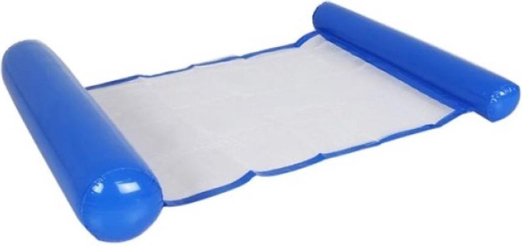 Jumadas aufblasbare Hängematte für Schwimmbad – Luftmatratze Schwimmbad – Luftmatratze – Wasserhängematte – Dunkelblau