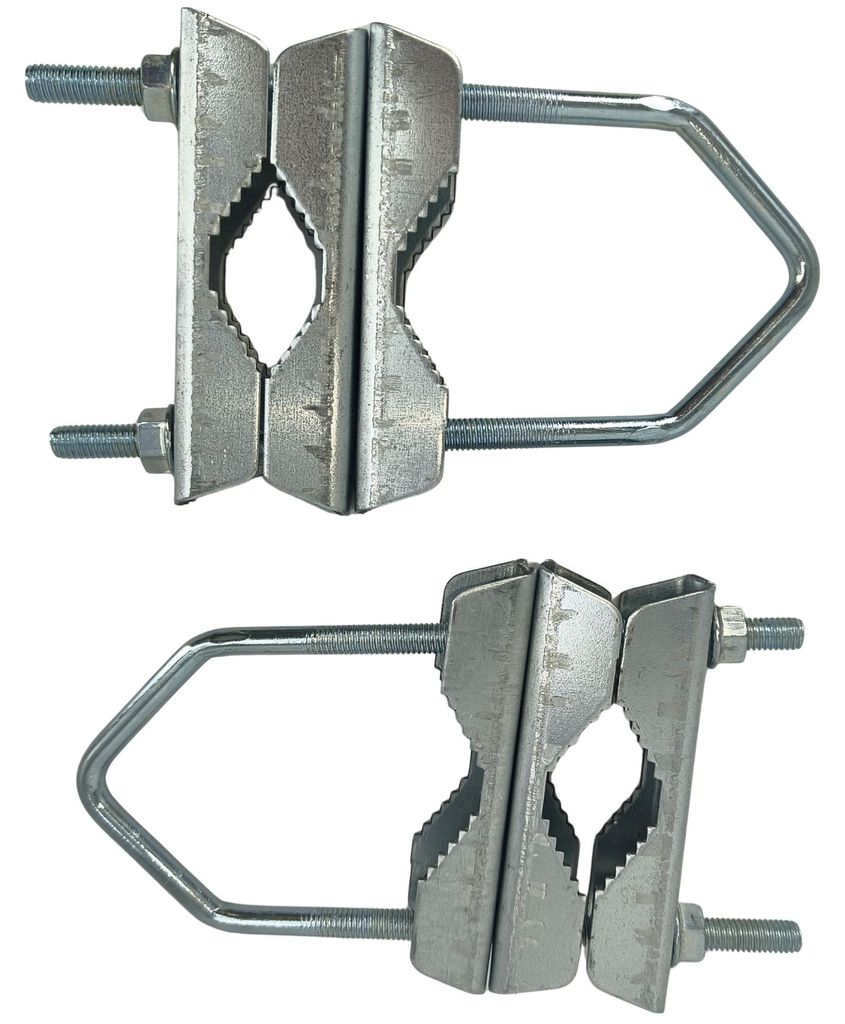 PremiumX 2x Mastschelle Sat Mast Rohr Doppelschelle Produktbild 