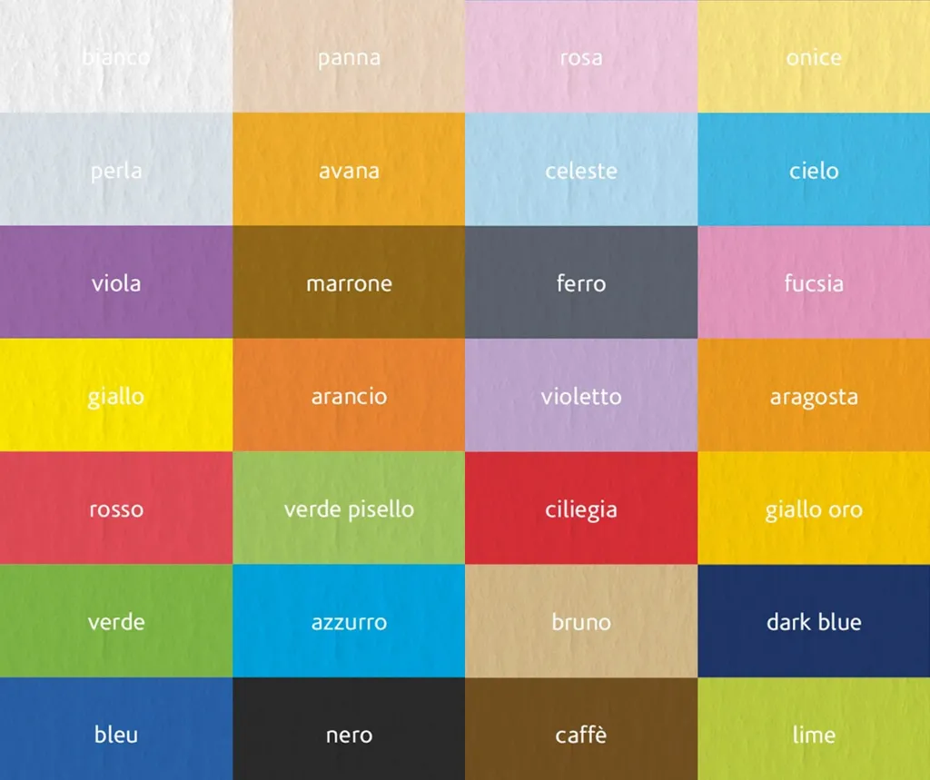 Papier Fabriano FaColore 20 Feuilles Anti-Gondolage pour Dessiner