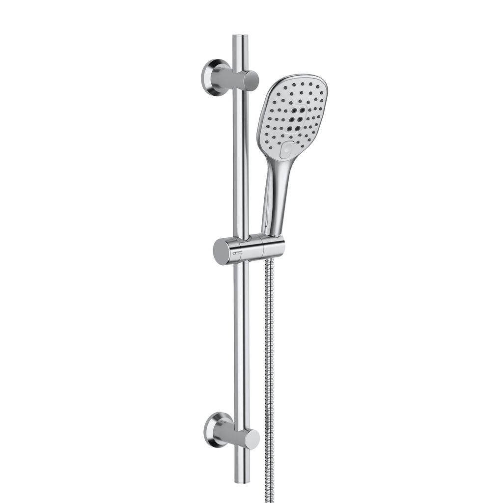 JOHO Edelstahl Duschstange 70 cm Chrom Duschbrause mit Produktbild 