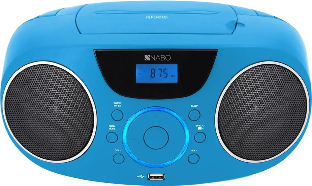 Radio portable Nabo Melody Pr 815 Bleu : réception stable sans réglage