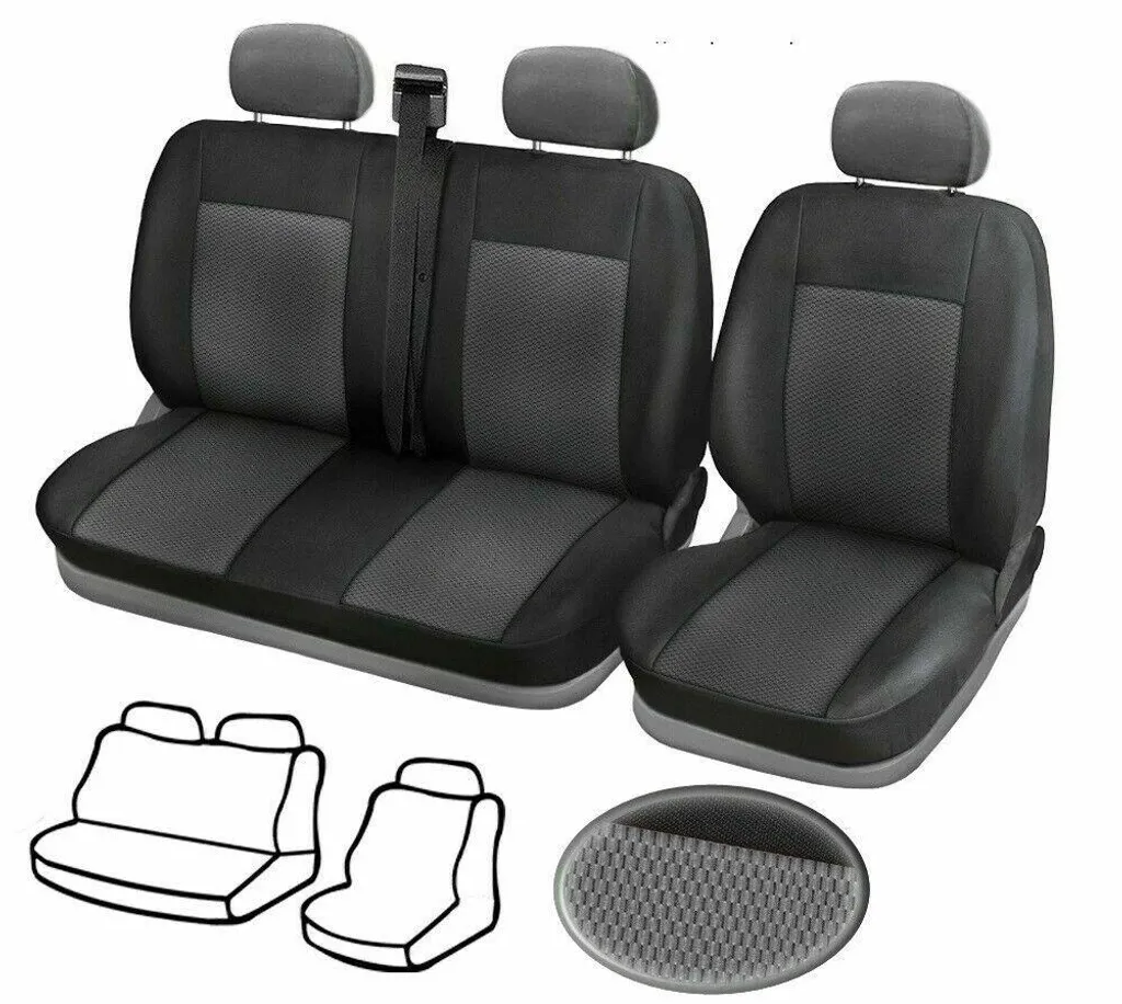 Coprisedili per autobus 2+1 Per Renault Trafic 2001-2014 Coprisedili in tessuto poliestere