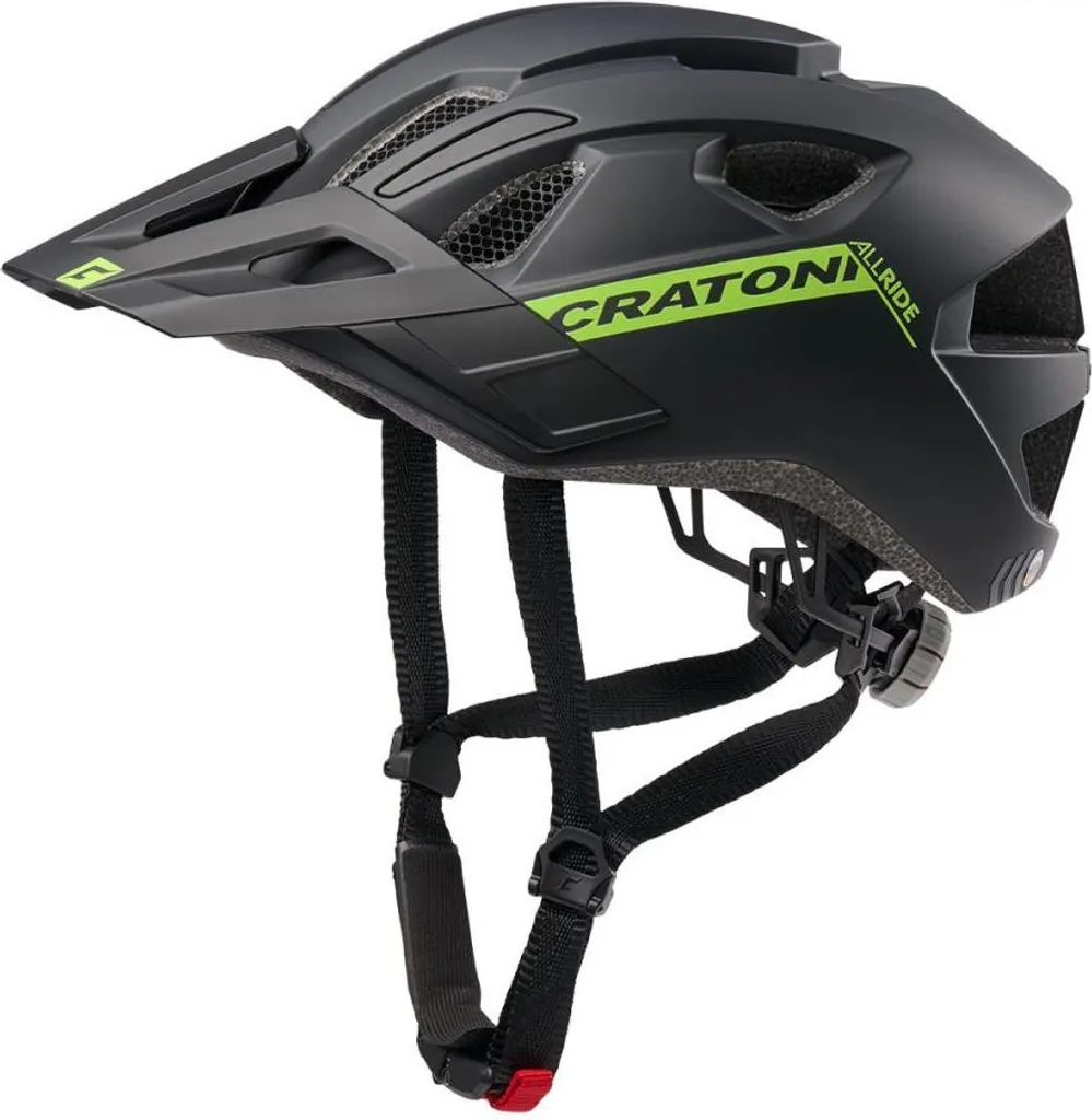 Casque vélo enfant confortable Cratoni AllRide Jr. noir mat 53-59cm