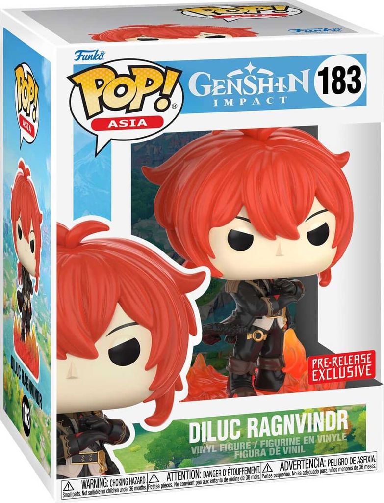 Funko Pop! Genshin Impact 2 - Diluc Ragnvindr Figurki Obrázok produktu 