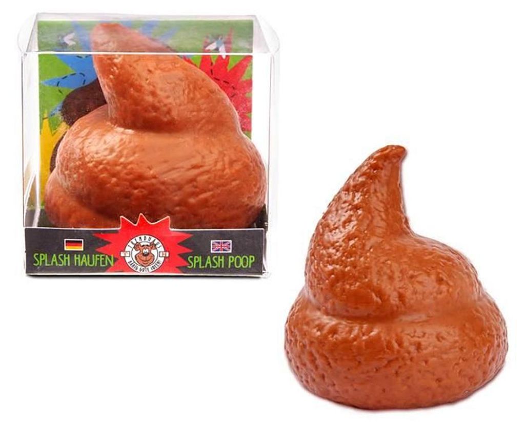 Kackhaufen Scherzartikel – Anti Stress Ball Squishy 7cm – lustiger Poop Gag Spielzeug – für Kinder Erwachsene – Halloween Fasching Karneval
