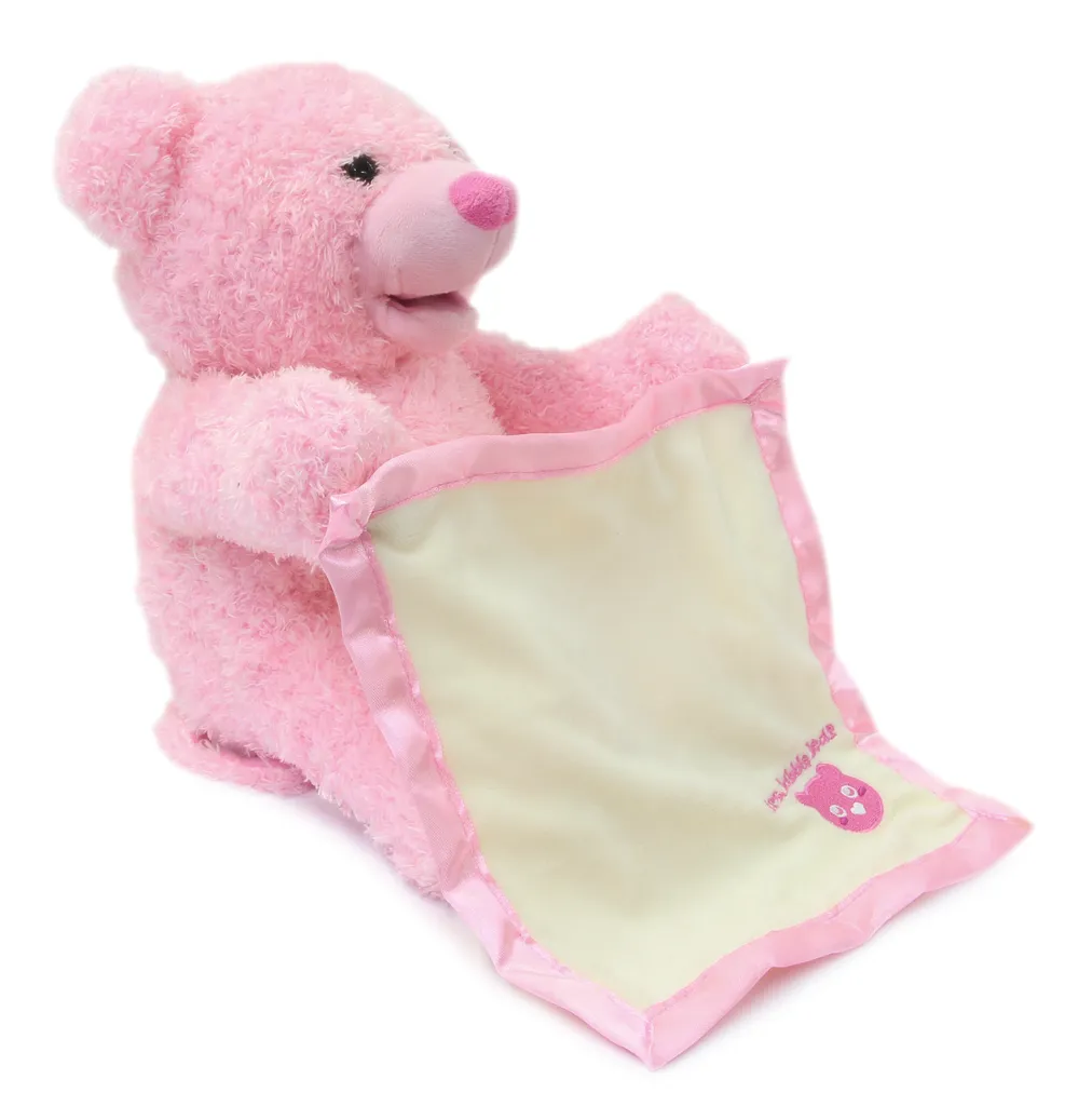 Doudou Interactif Rose Jamara Mr. Babble Bear - Cadeau Éveil Bébé