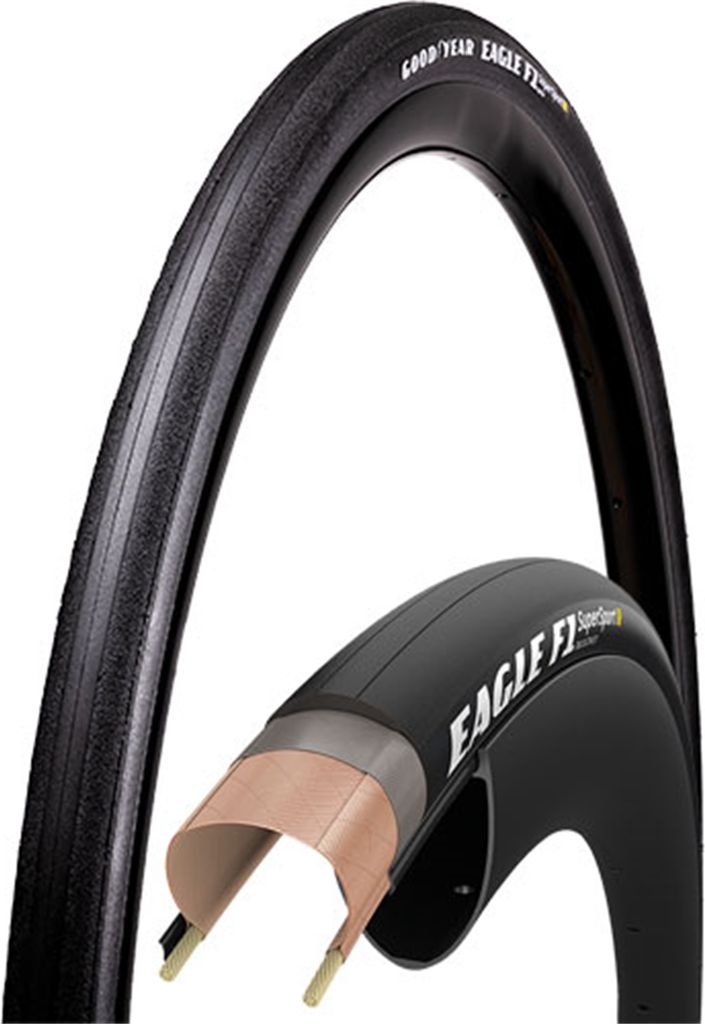 Goodyear 25-622 Eagle F1 SuperSport R tubeless complete, Falt, Dynamic:UHP, schwarz