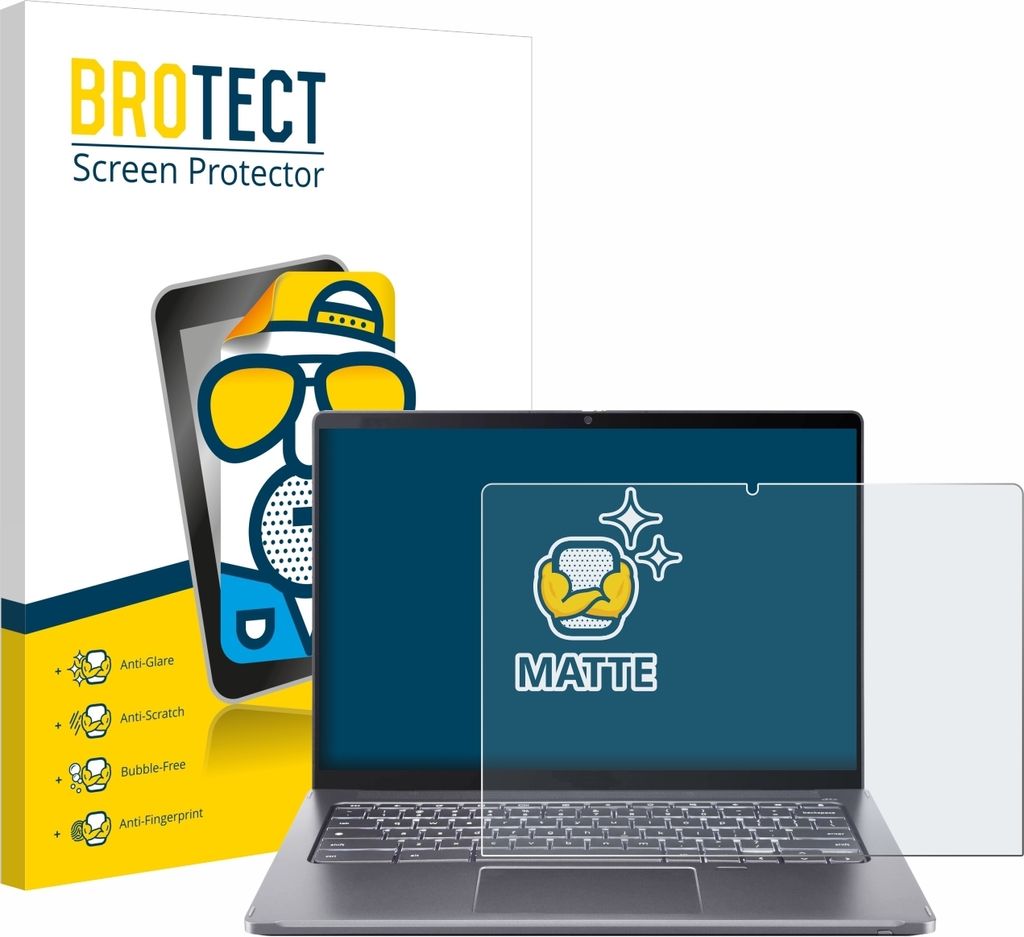 BROTECT Schutzfolie für Acer Chromebook Spin 714 Displayschutz Displayschutzfolie Folie Matt Entspiegelungsfolie