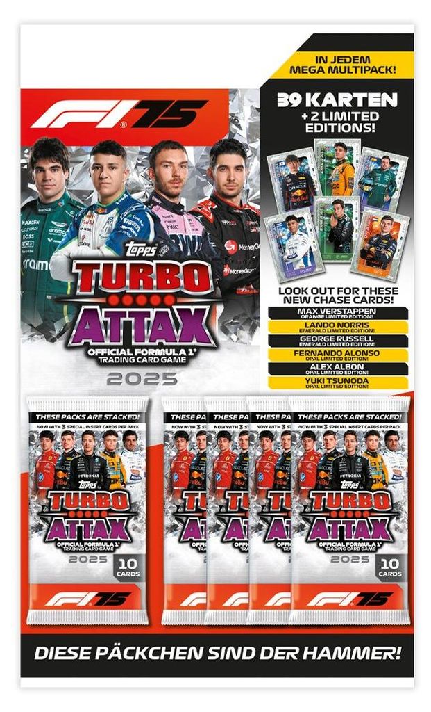 Topps F1 Turbo Attax 2025/26 Mega Multipack Obrázek produktu 