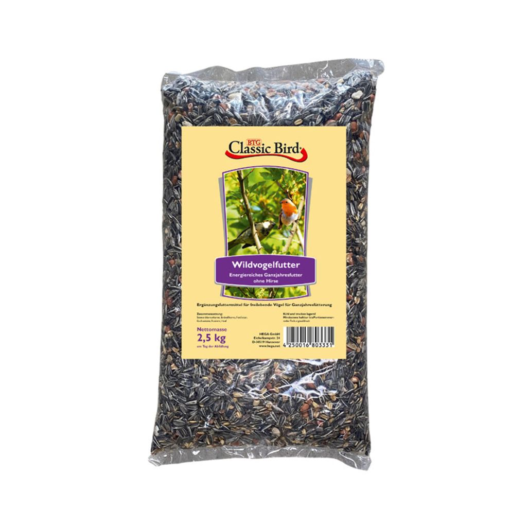 Classic Bird Wildvogelfutter ohne Hirse 2,5kg