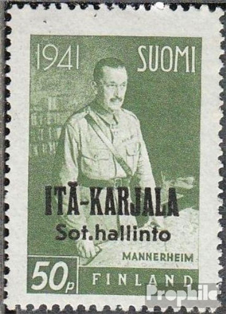 Briefmarken Finnische Bes. Ostkarelien 1942 Mi 22 Produktbild 