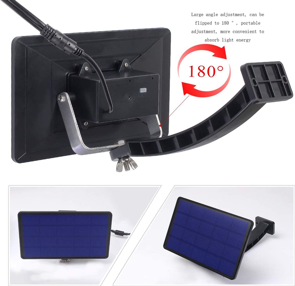 warmweiß-1 Solarpanel auf 2 Lampe-DDP LED Solar Produktbild 14