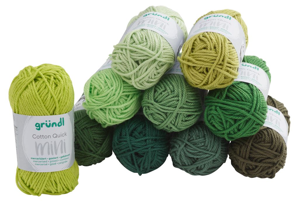 Gründl Baumwolle Quick Mini "Shades of Green" Produktbild 
