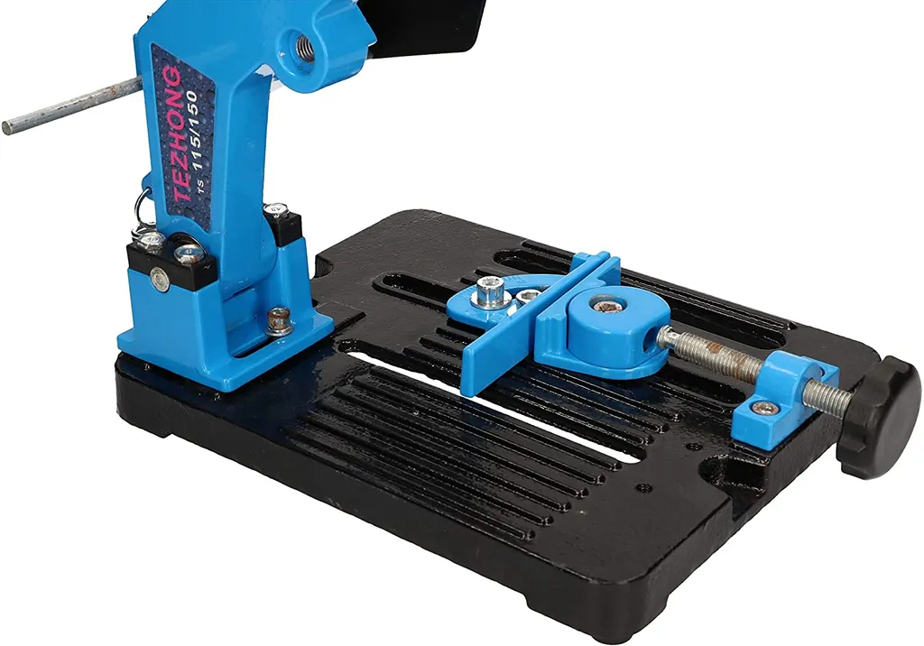 Support Meuleuse d'Angle Ø 125 mm Stable avec Mors de Serrage Rapide