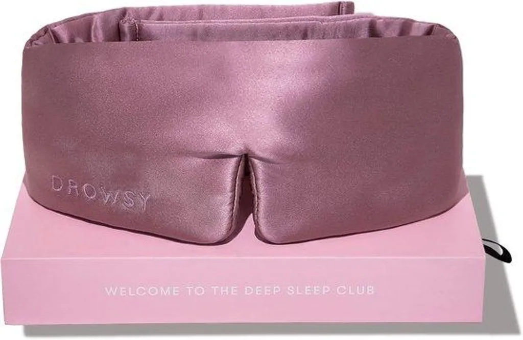 Masque de sommeil luxe en soie naturelle - Doublure douce et ultra légère