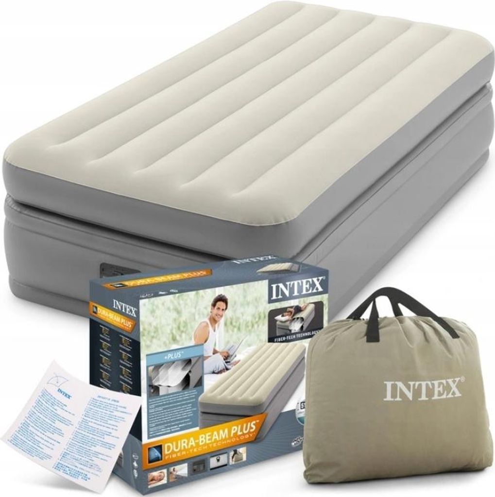 Intex 64162NP, Pojedynczy materac, Prostokąt, Wewnętrz i na Zdjęcie produktu 
