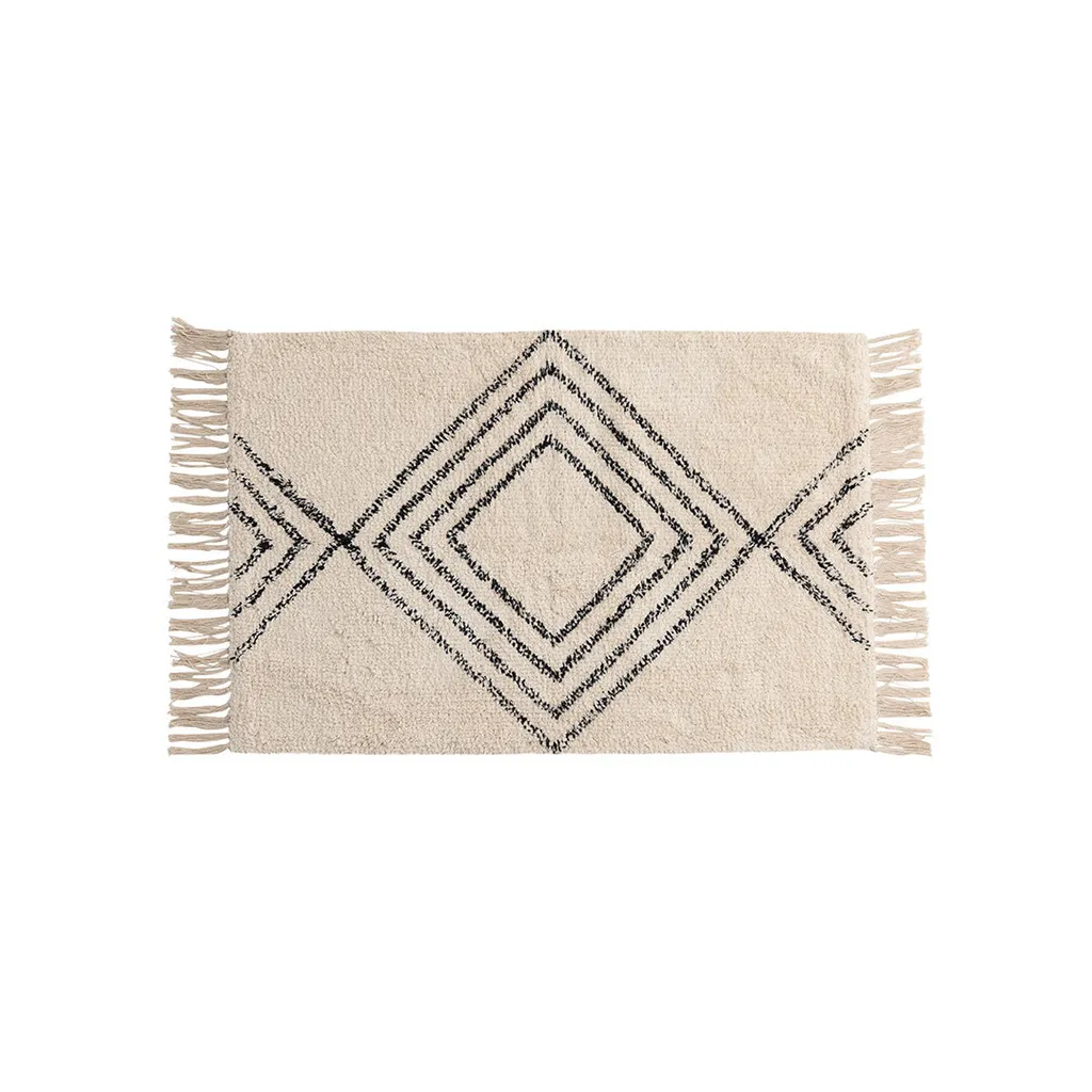 Tappetino da bagno Love 80x50cm bianco.