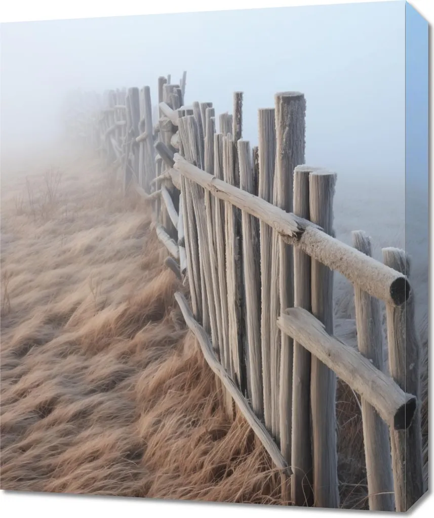 Offerta Quadro 50x60 Nebbia sulle Dune - Tela d'Autore per Casa