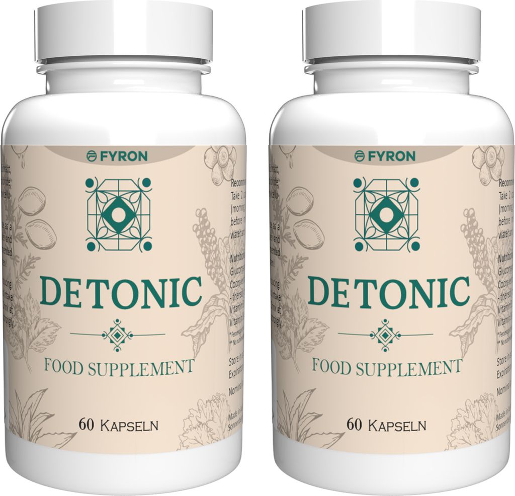 Detonic - 120 Kapseln (2x 60 Kapseln) - 2er Pack Produktbild 