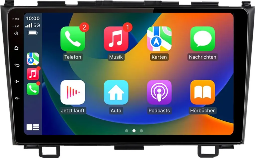 Autoradio Android da 9 pollici con 64 GB per Honda CR-V 2007-2011 CarPlay Android Auto Navigatore Bluetooth DAB+ Telecamera posteriore