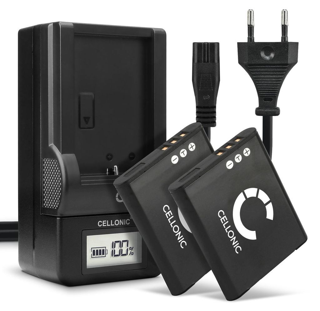 CELLONIC 2x Batterie pour Appareil photo Compatible avec Image du produit 