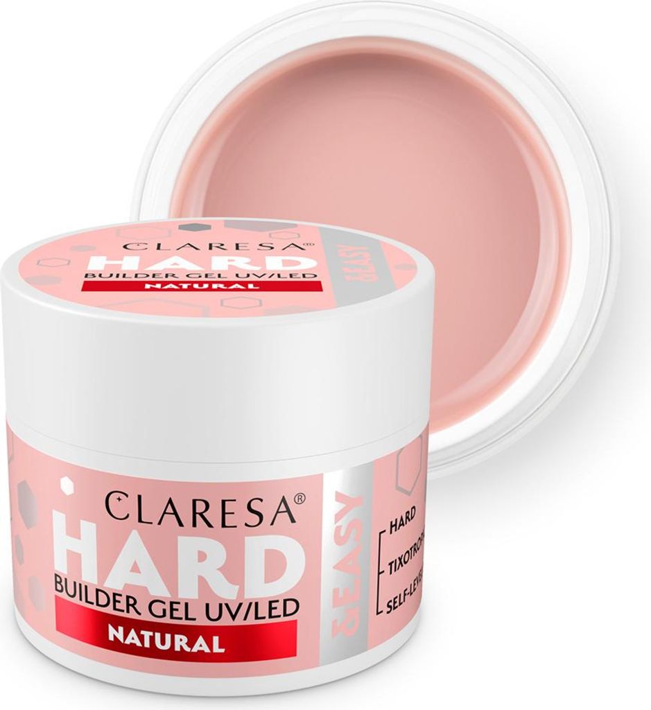 Claresa Hard&Easy Builder Gel Natural 12G Produktbild 