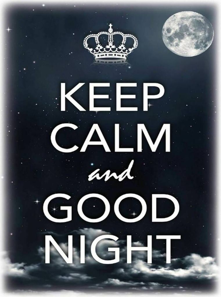 vianmo Holzschild 40x30 cm Keep Calm and good night