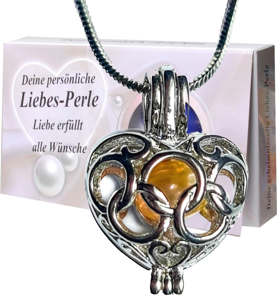Magische Liebesperle Halskette - Echte Muschel mit Produktbild 