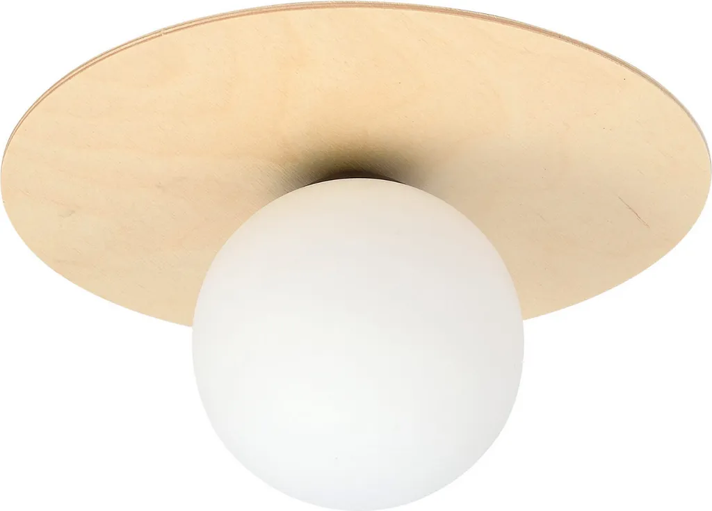 Plafonnier Gain de Place Kenzo 1B E14 40W pour Petit Plafond Emibig