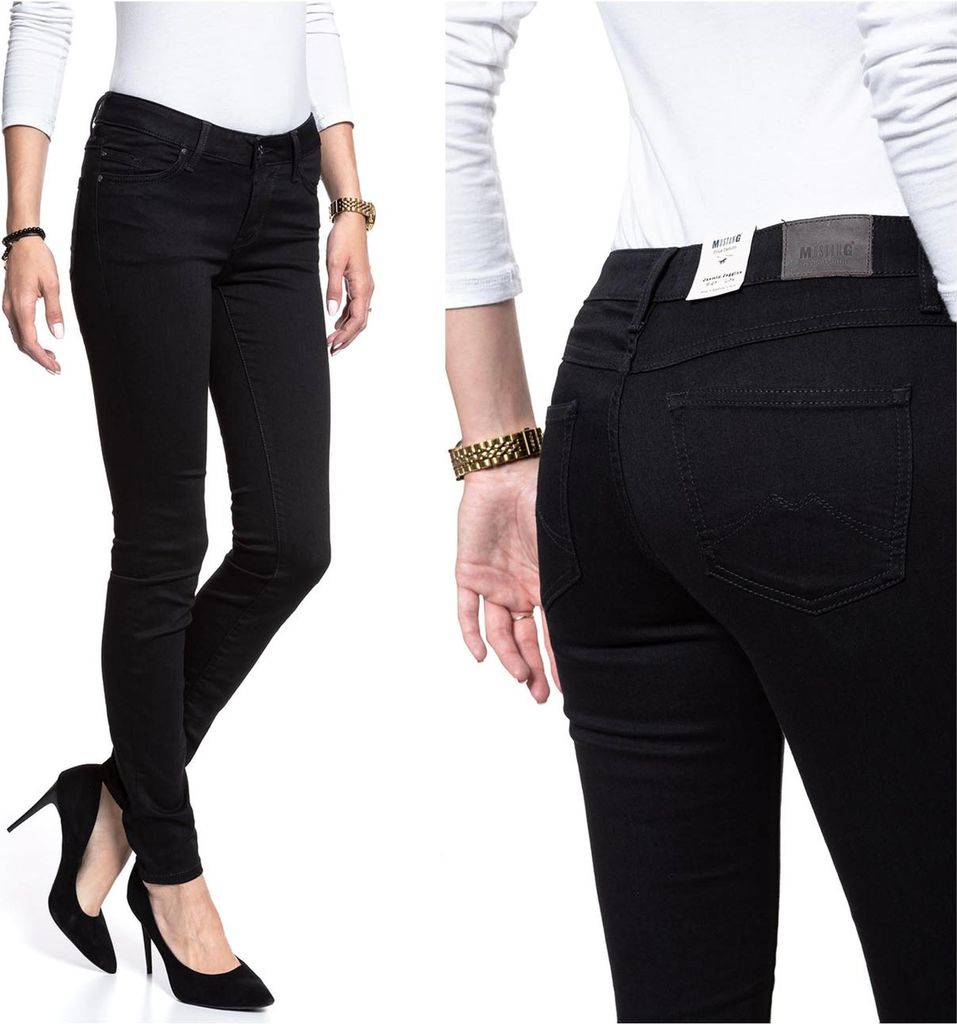 MUSTANG, Damen Jeanshose, Skinny fit, JASMIN JEGGINS, W25 L34, Schwarz, Jeans, baggyjeans, buggy