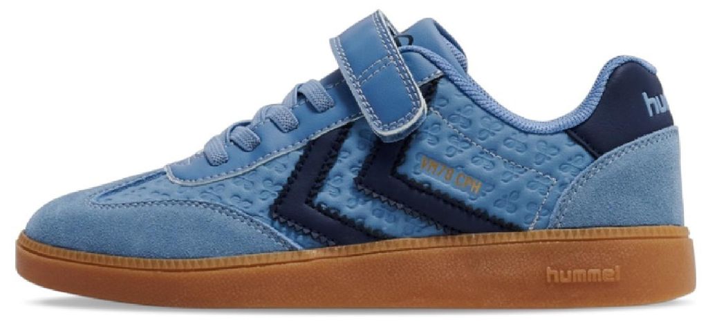 Hummel VM78 CPH LS JR Kinder Indoor Schuhe Sneaker Klettverschluss blau 230243-7986, Schuhgröße:29 EU