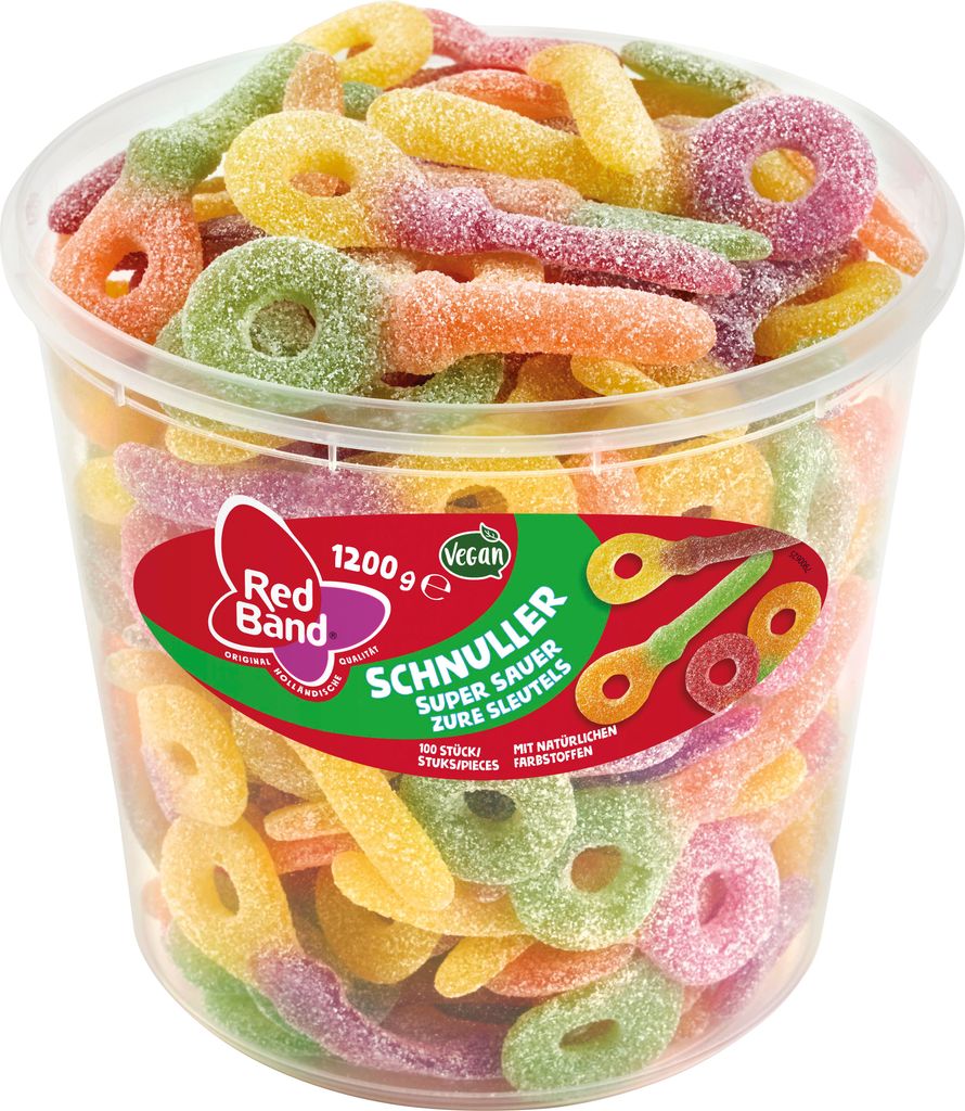 Red Band Fruchtgummi Schnuller super sauer Immagine del prodotto 