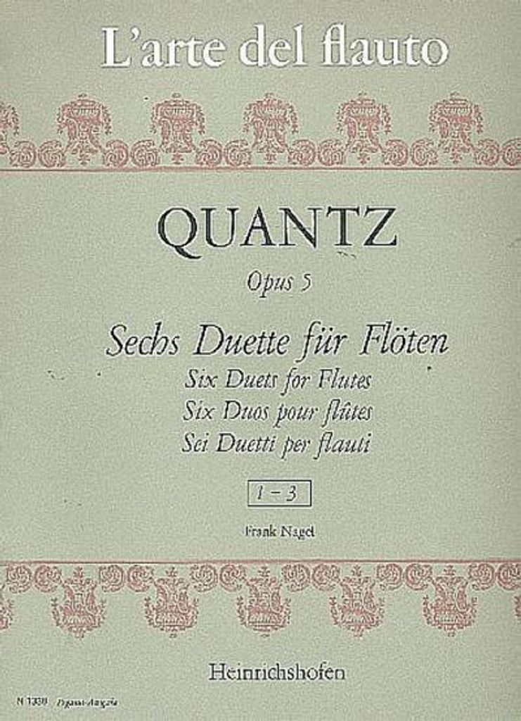 6 Duette op.5,1-3für 2 Flöten