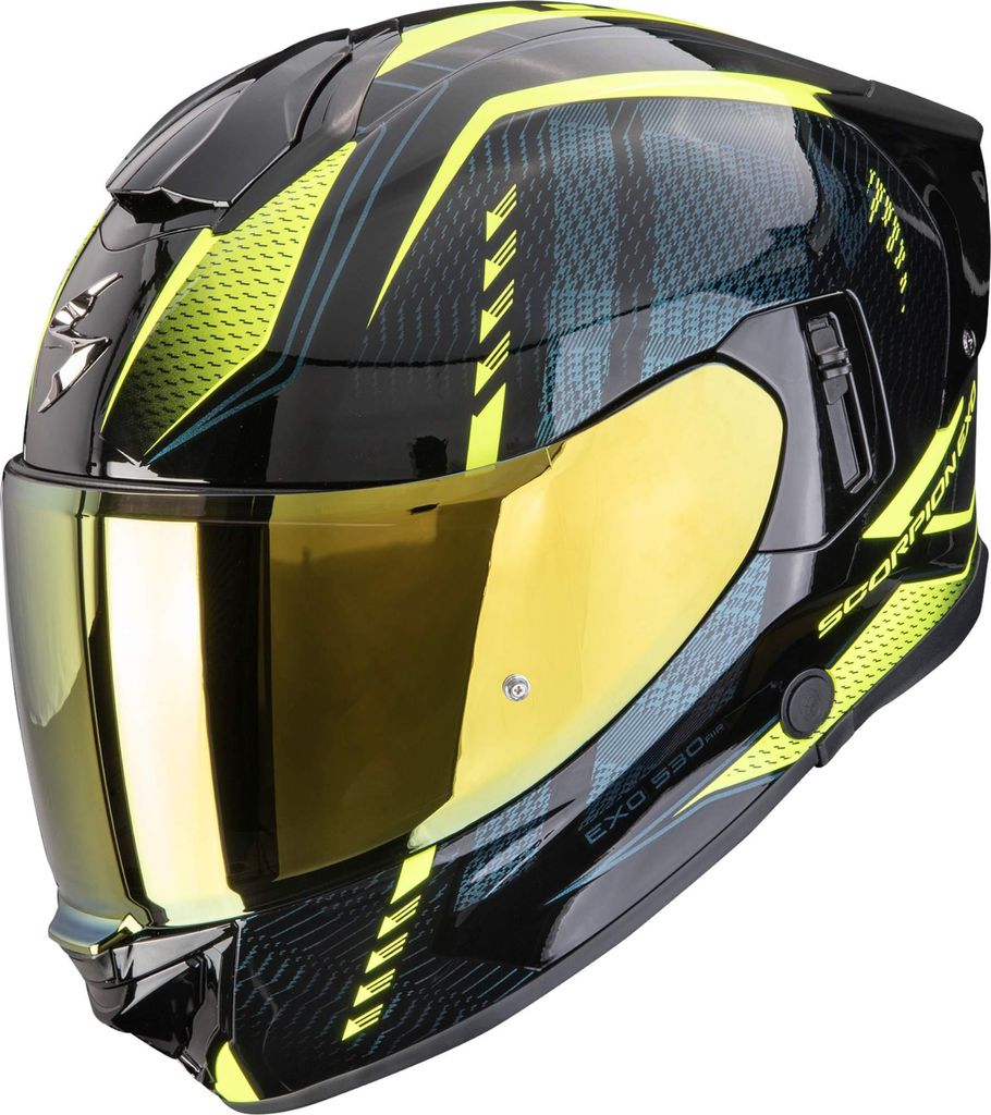 Scorpion Exo-530 Air Theras Helm, schwarz/gelb, XL (61/62)