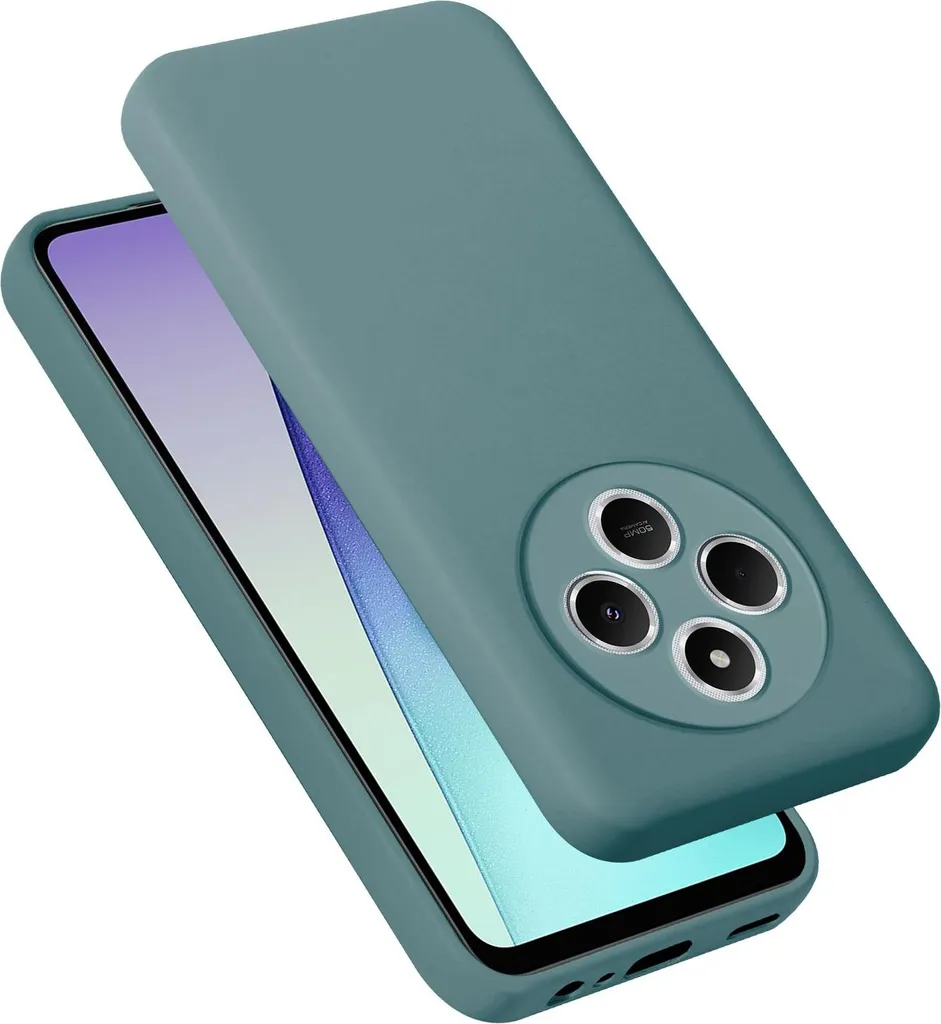 Cadorabo Custodia per Xiaomi RedMi 14C Custodia in silicone per telefoni cellulari Custodia in silicone liquido, custodia protettiva resistente ai graffi e agli urti per Xiaomi RedMi 14C