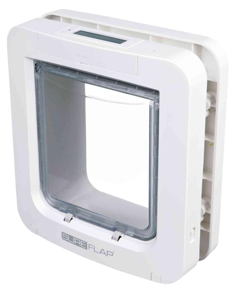 SureFlap 4-Wege Freilauftür - weiß - 26,2 × 28,1 cm Produktbild 