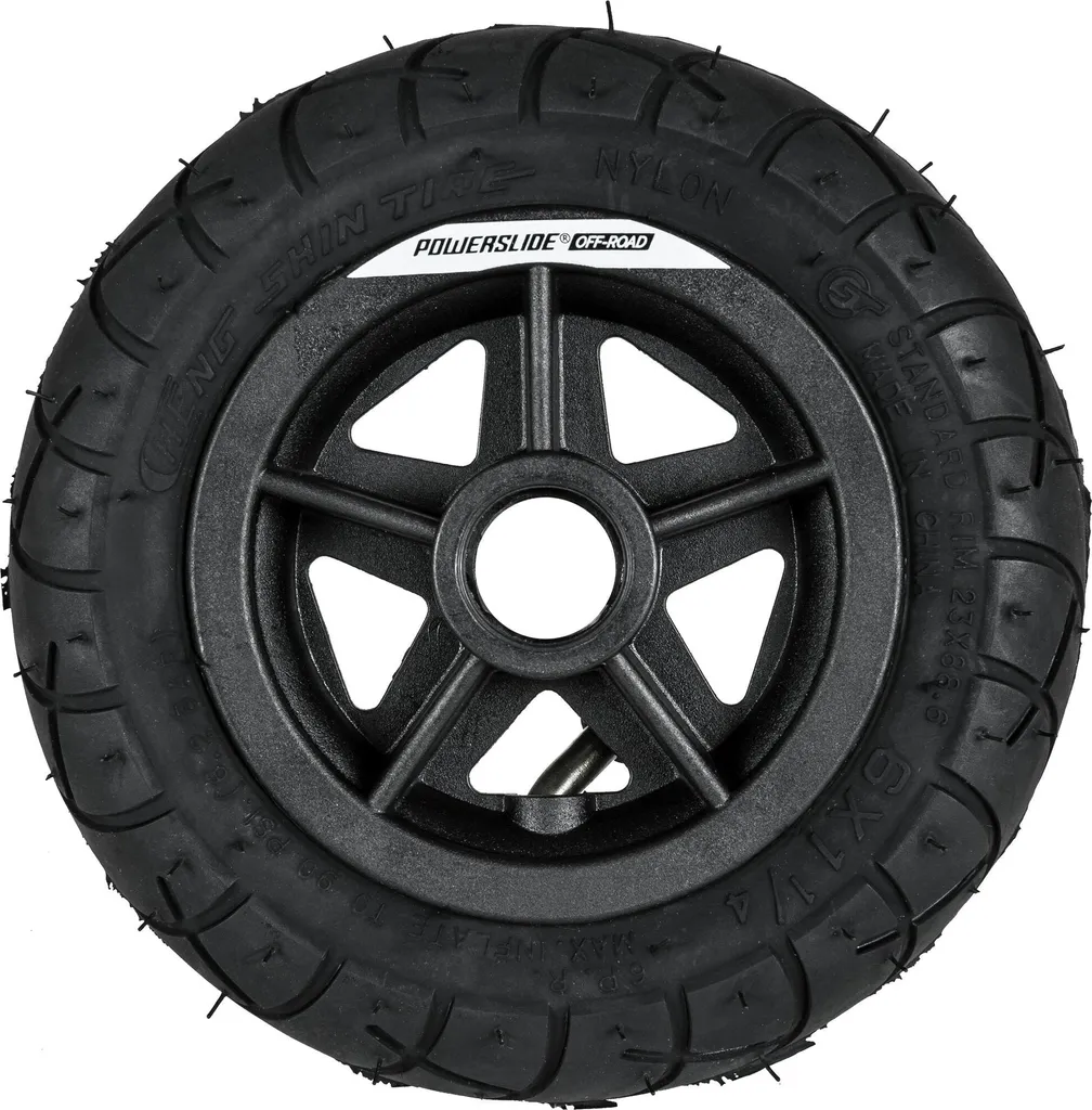 Roue 150mm Powerslide SUV CST en caoutchouc noir ultra résistant