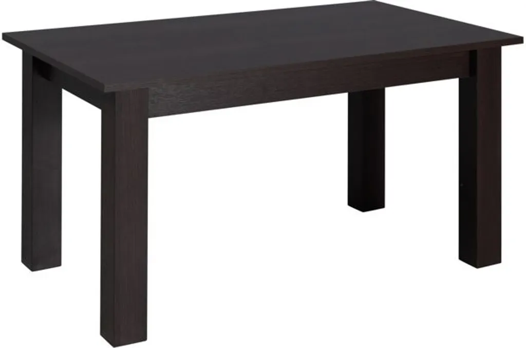 Table basse DASSEL 2 coloris châtaignier wengé - design contemporain