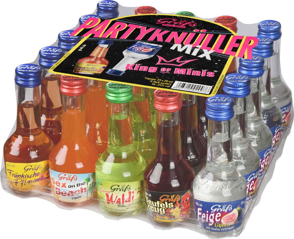 Gräfs Mini Partyknüller Klopfer Set Mixed King of Minis Produktbild 
