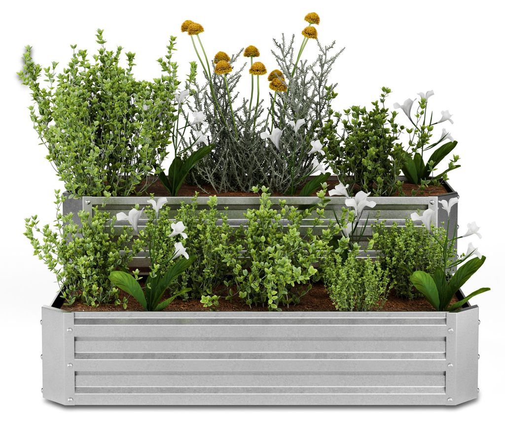 Blumfeldt High Grow vyvýšený záhon, 2 úrovně, odolný vůči Obrázek produktu 
