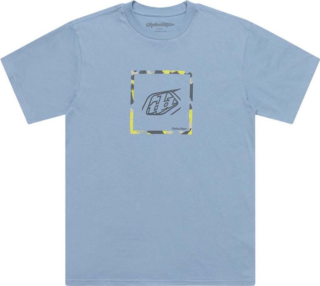 Troy Lee Designs Velocity Kurzarm-t-shirt Blau S Mann Blau S