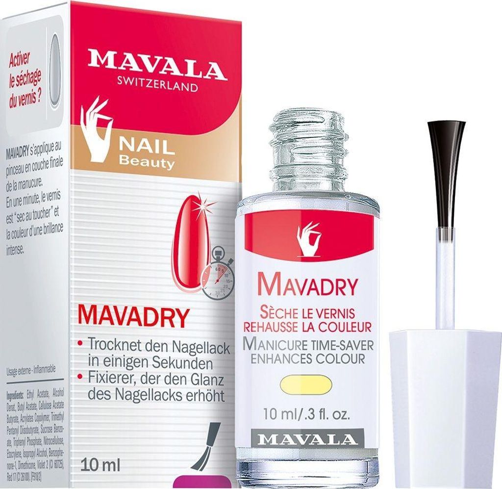 Mavala Mavadry Schnelltrockner fluessig mit Pinsel Produktbild 