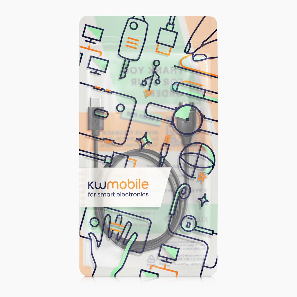 kwmobile USB C Ladekabel kompatibel mit Garmin Forerunner Produktbild 7