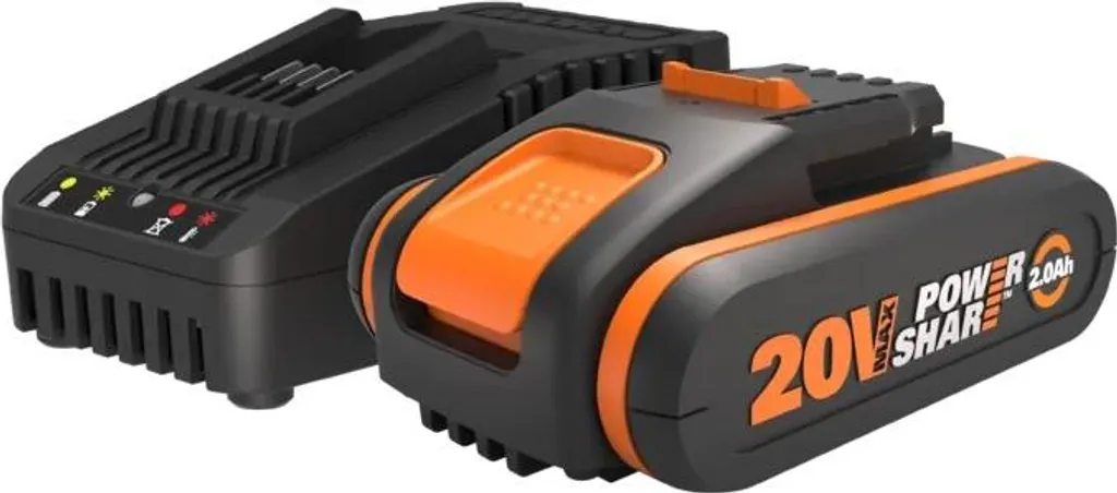 Batterie 2,0 Ah 20V avec chargeur Worx Power Share WA3601 d'origine