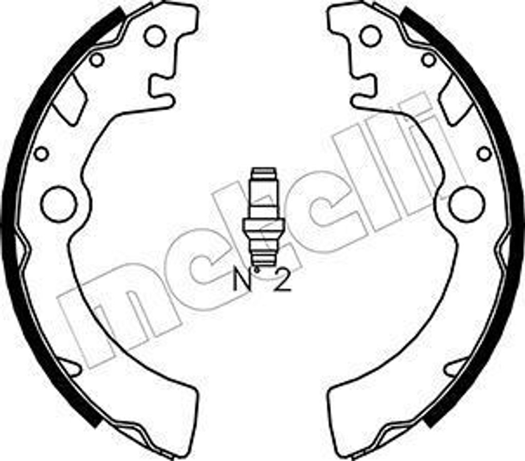 METELLI Bremsbackensatz Trommelbremse Hinten für SUZUKI Wagon R+ Schrägheck (MM) 180,0mm 53-0400