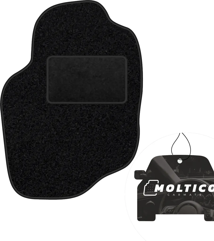 Tappetino Guida su Misura Mitsubishi Lancer 96-03 | Moquette Nera Moltico