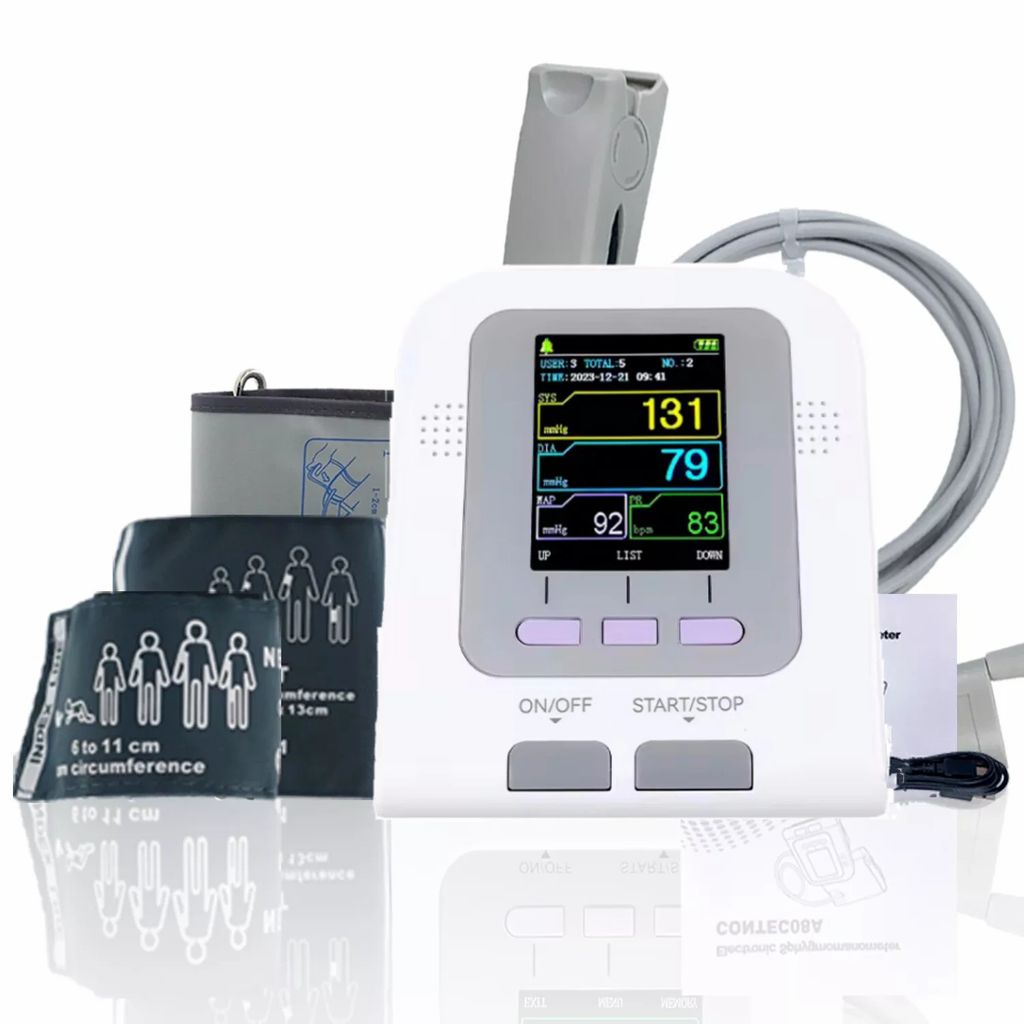CONTEC08A Digitales Blutdruckmessgerät Farbe LCD NIBP Gerät Produktbild 