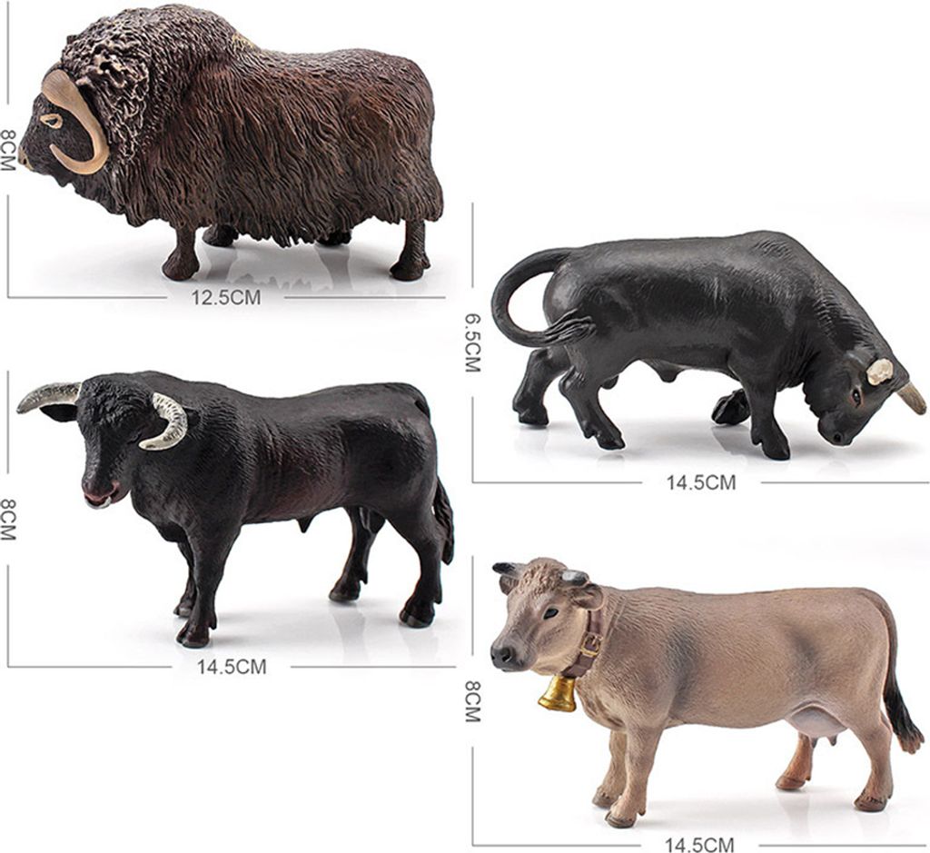 Simulation Bauernhof Kuh Rinder,Bauernhof Tier Modell,Action Figur