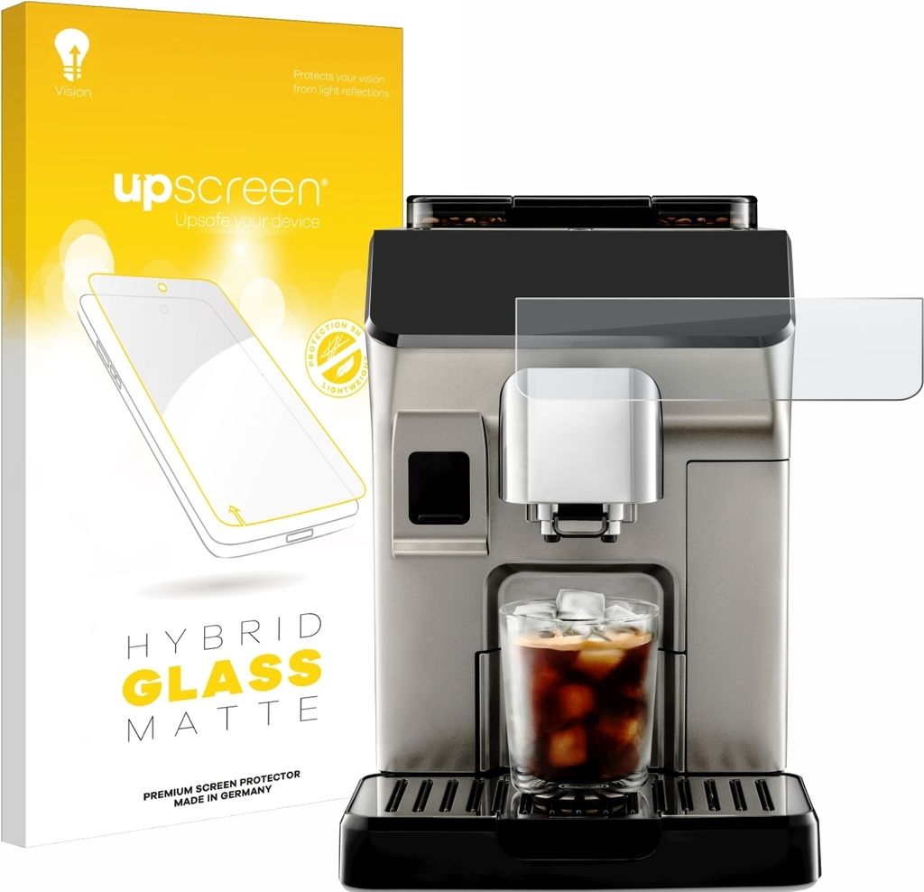 upscreen Entspiegelungs Schutzglas für DeLonghi Eletta Explore Schutzfolie Panzer Folie Glas Display Schutz matt