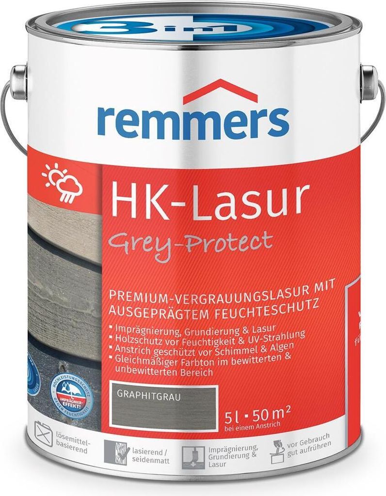 REMMERS HK lazura Grey Protect - ochranná lazura na dřevo Obrázek produktu 10